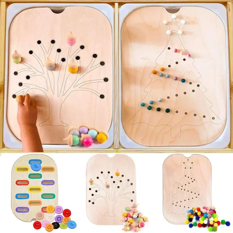 Acorn Bloom Sensory Sort - SoonMami