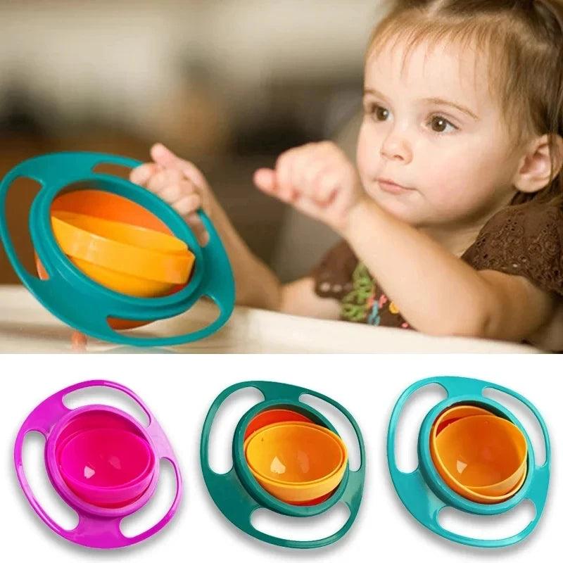 Gyro Bowl: Spill-Proof Baby Bowl with 360° Rotation - SoonMami