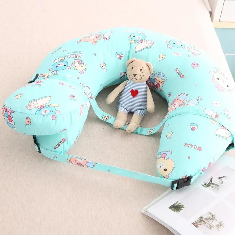 NourishNest: U-Shaped Nursing Pillow with Head Support - SoonMami