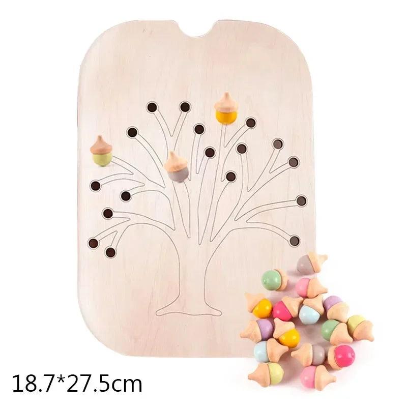 Acorn Bloom Sensory Sort - SoonMami
