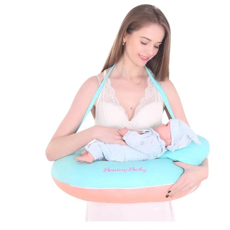 NourishNest: U-Shaped Nursing Pillow with Head Support - SoonMami