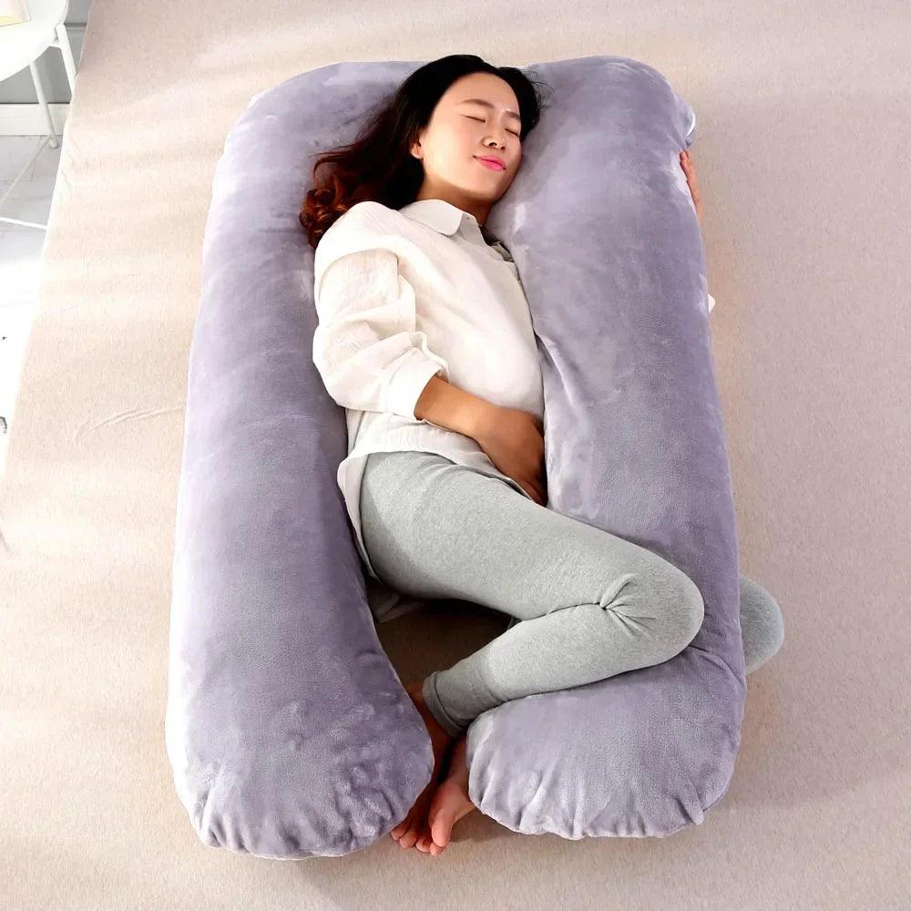 Mum's Embrace: U-Shaped Pregnancy Pillow for Comfort and Support - SoonMami