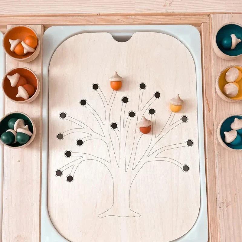Acorn Bloom Sensory Sort - SoonMami