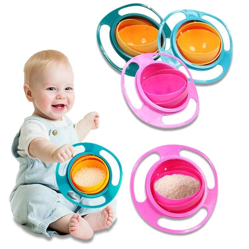 Gyro Bowl: Spill-Proof Baby Bowl with 360° Rotation - SoonMami