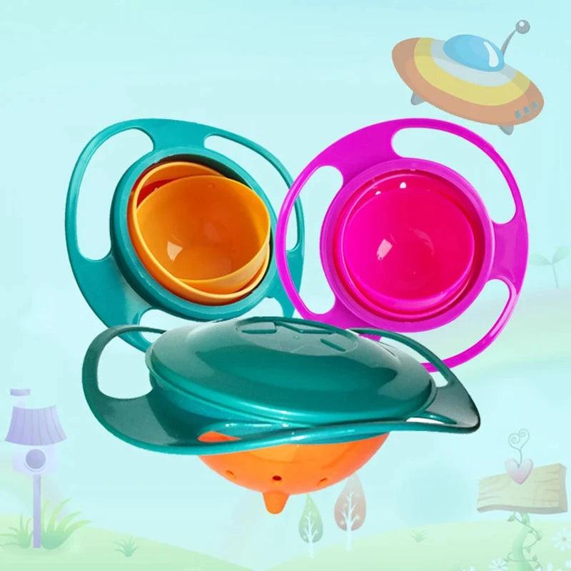 Gyro Bowl: Spill-Proof Baby Bowl with 360° Rotation - SoonMami