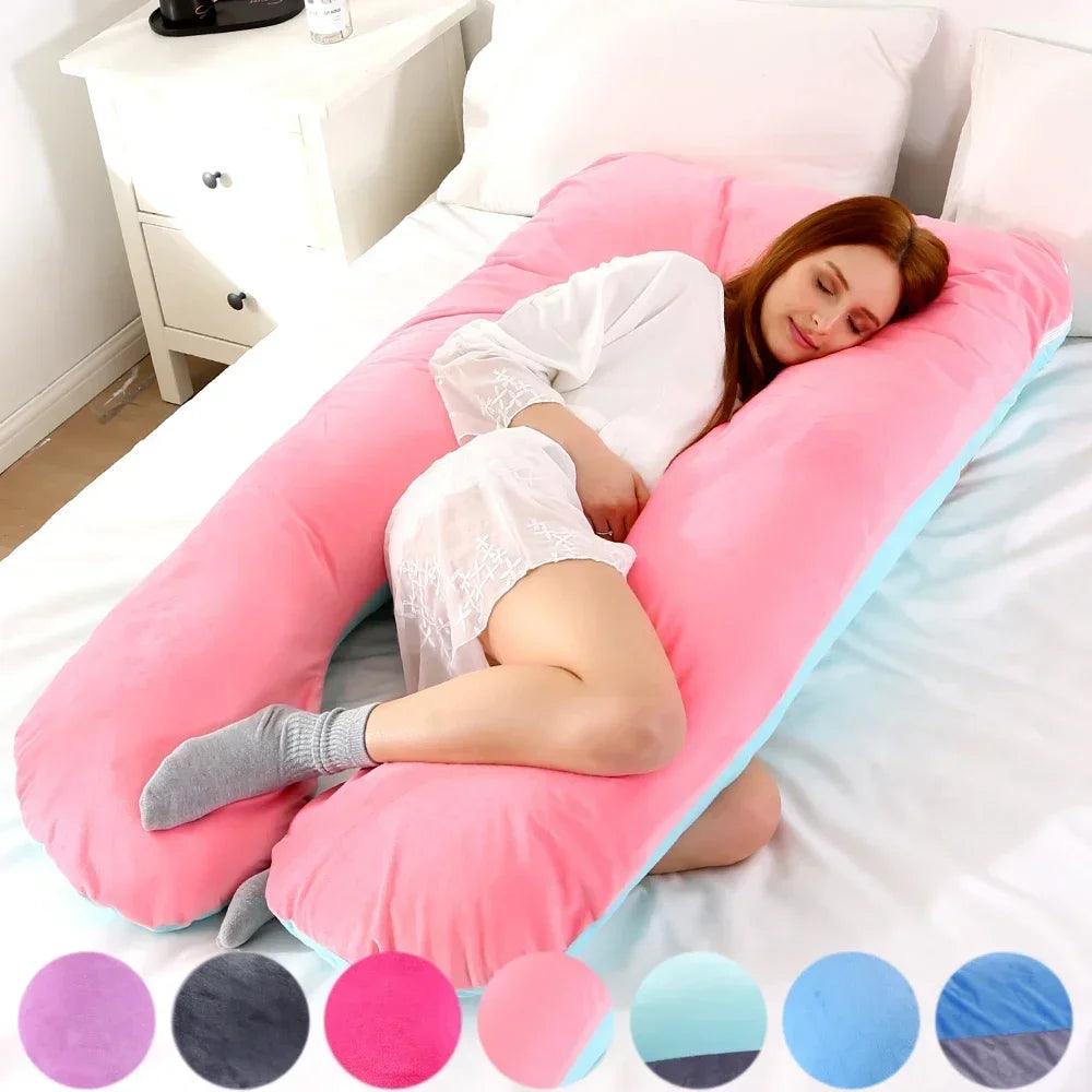 Mum's Embrace: U-Shaped Pregnancy Pillow for Comfort and Support - SoonMami